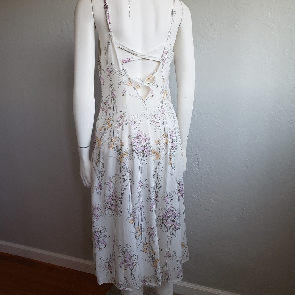 Kimchi Blue | Dorothy Style |Midi Dress | Crossed Back | Size: Medium - Picture 6 of 9